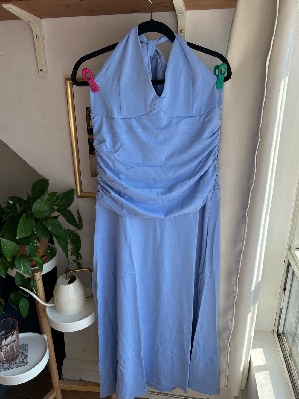 Djerf Avenue Celebration Dress - Dove Blue